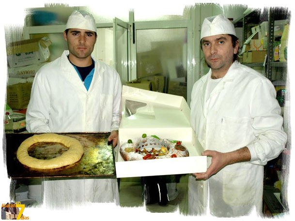 Domi y José Antonio (Don Croissan't), nos presentan el antes y el después de la elaboración de un Roscón de Reyes
